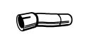 Endrohrblende f�r einen Volvo