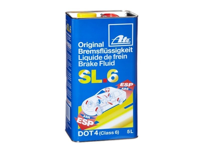 ATE SL.6 DOT 4 Bremsfl&uuml;ssigkeit 5 Liter f&uuml;r elektronische Bremssysteme