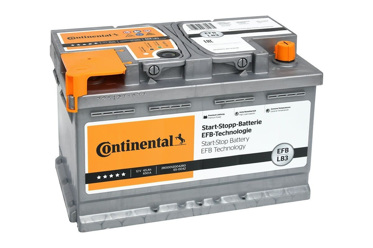 Continental EFB Starterbatterie 12V 65Ah 650A