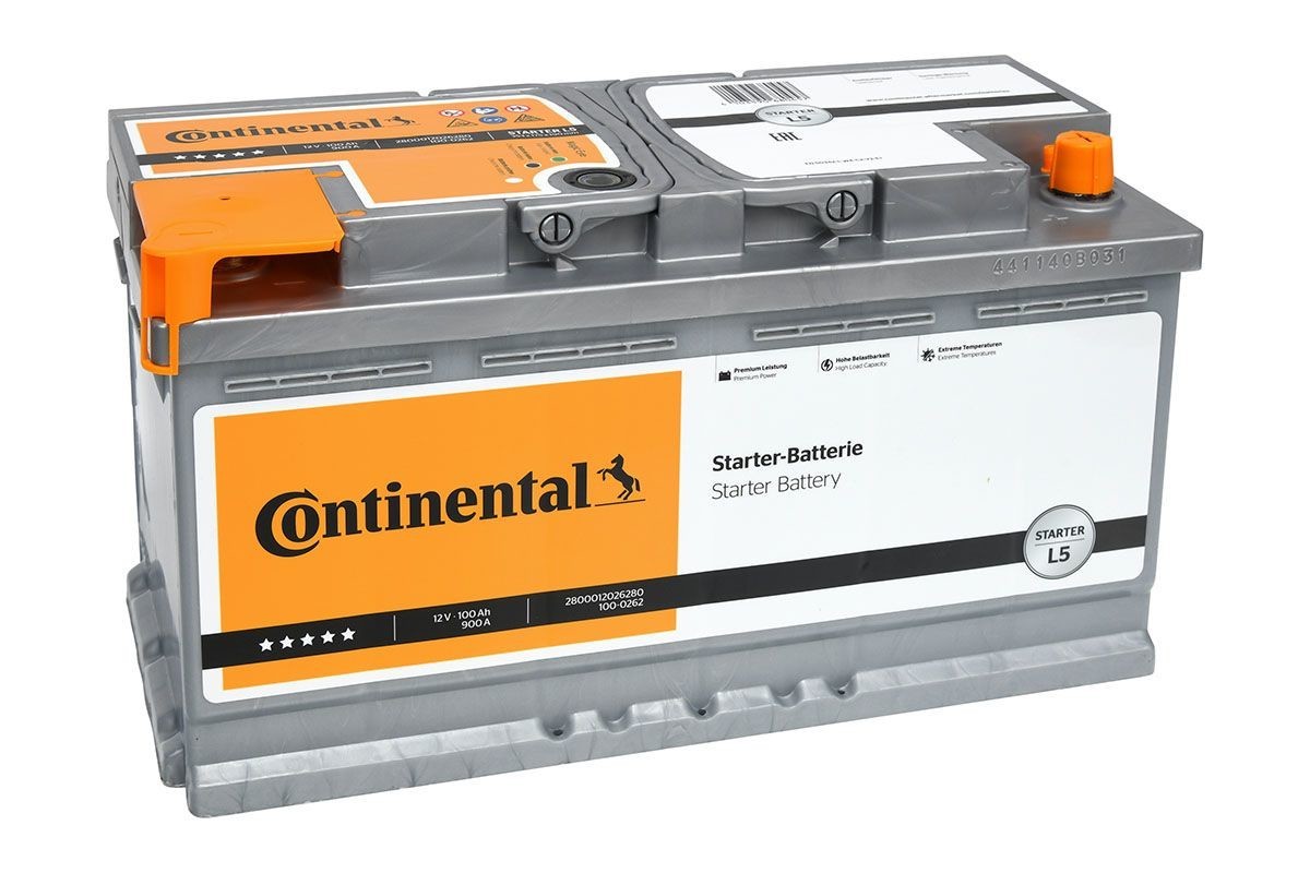 Continental Starterbatterie 12V 100Ah 900A