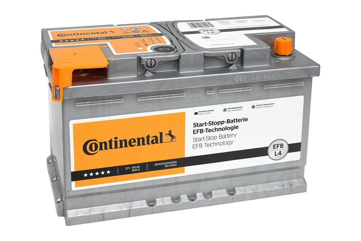 Continental EFB Starterbatterie 12V 80Ah 800A
