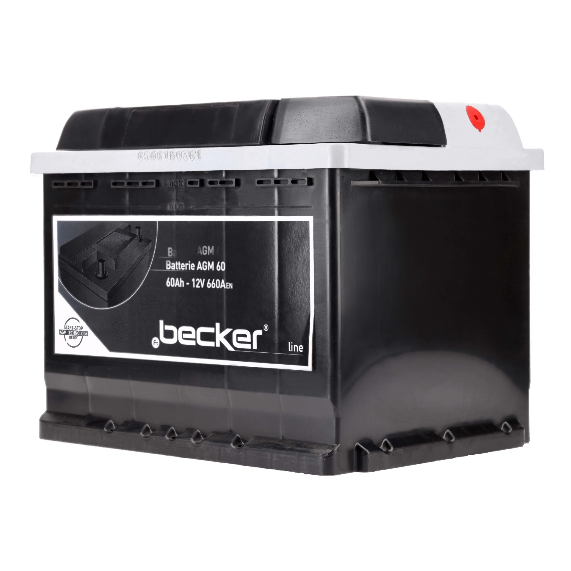 f.becker Premium Starterbatterie AGM 12V 60Ah 660A