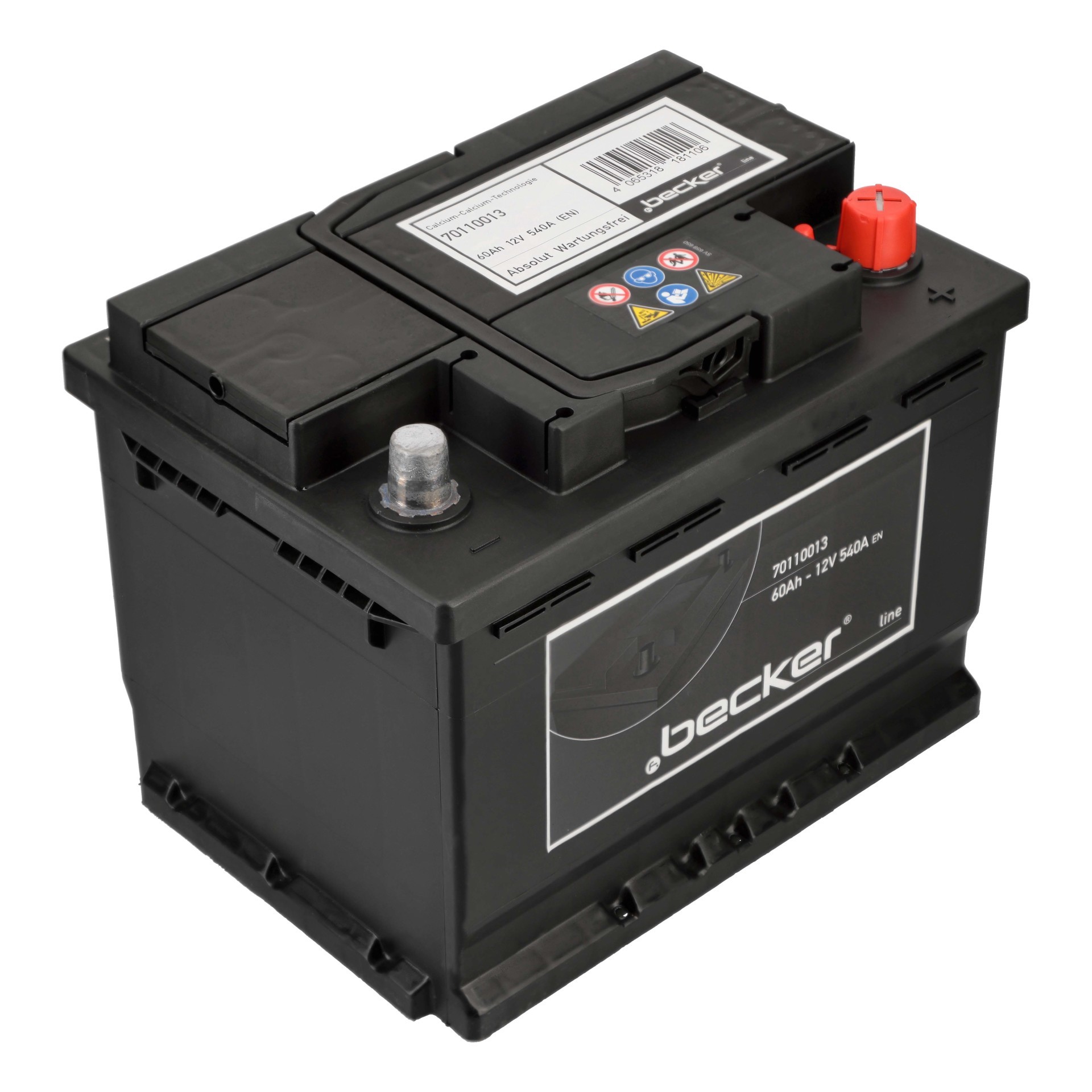 f.becker Premium Starterbatterie 60Ah 540A