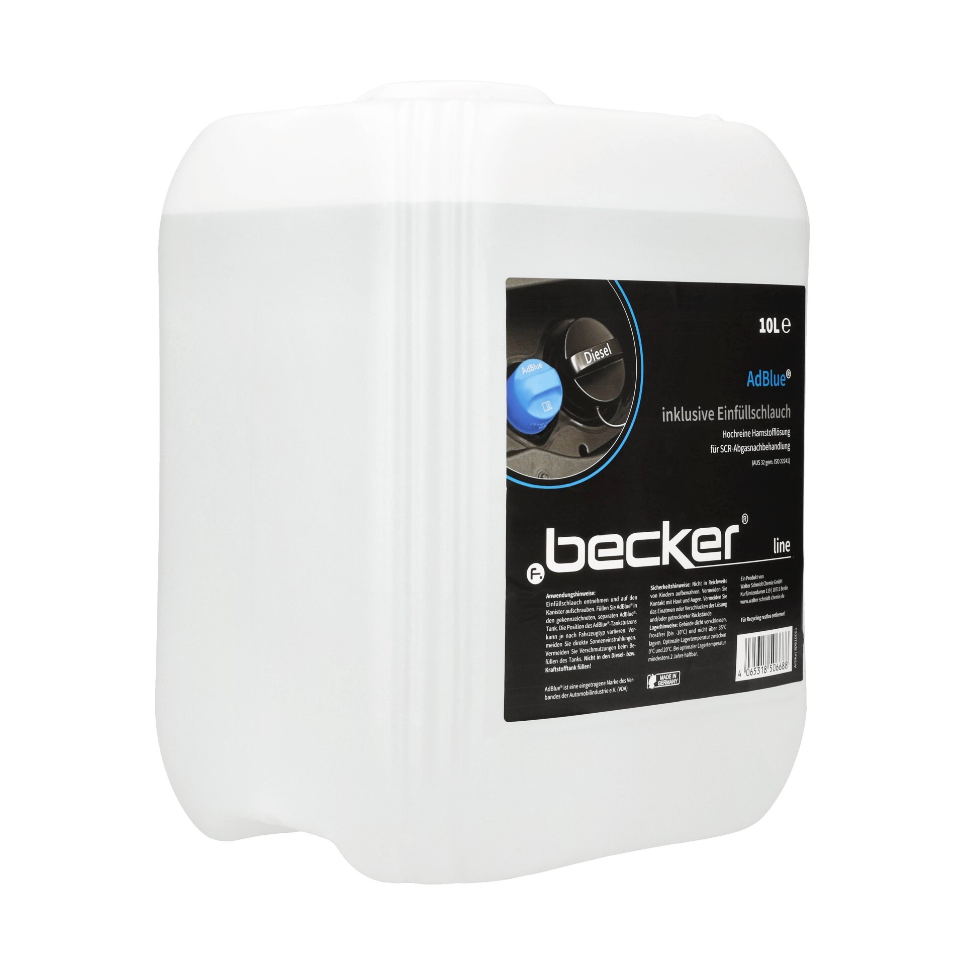 f.becker AdBlue Harnstoffl&ouml;sung 10 Liter Kanister