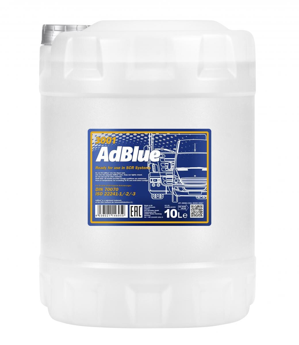 MANNOL AdBlue Harnstoffl&ouml;sung 10 Liter Kanister