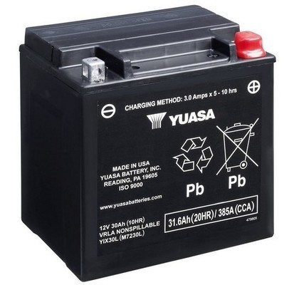 YUASA YIX30L AGM-Motorradbatterie 12V 30Ah
