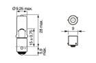 BOSCH H6W Pure Light (2 Stück), Art.-Nr. 1 987 301 035