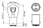 BOSCH P21/5W Longlife Daytime (2 Stück), Art.-Nr. 1 987 301 055