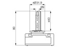 BOSCH D5S Xenon HID 25 W (1 Stück), Art.-Nr. 1 987 302 908