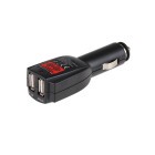 Heyner USB-Ladegerät für KFZ-Zigarettenanzünder 12/24V mit 2x USB, Art.-Nr. 511600