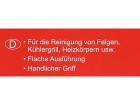 HP Autozubeh�r Felgenb�rste 230 mm, Art.-Nr. 71020