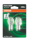 OSRAM Glühlampe, Tagfahr-/Positionsleuchte "P21/5W Ultra Life 21/5W (2 Stk.)", Art.-Nr. 7528ULT-2BL