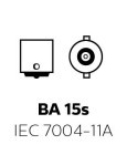PHILIPS Gl�hlampe, Blinkleuchte "R5W BA15s (2 Stk.)", Art.-Nr. 12821B2