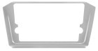 PHONOCAR Radio-Rahmen f�r VM112 silber-grau, Art.-Nr. 3/059