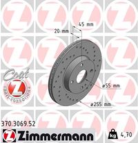 Bremsscheibe 'SPORT-BREMSSCHEIBE COAT Z'
