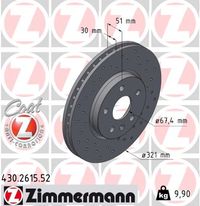 Bremsscheibe 'SPORT-BREMSSCHEIBE COAT Z'